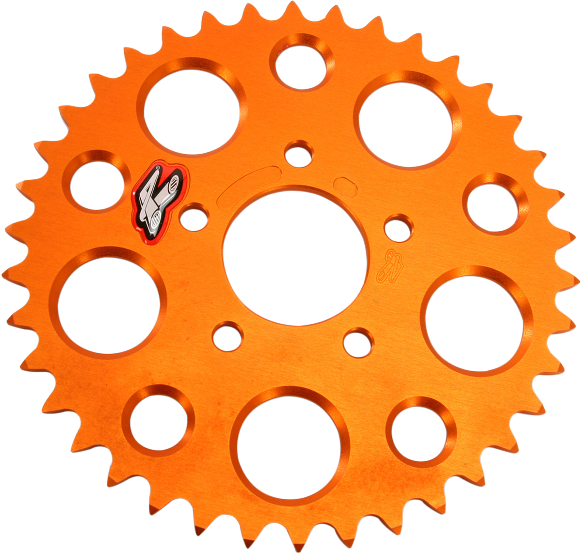 Renthal Rear Sprocket - Aluminum - 40 Tooth - Orange - KTM 40T