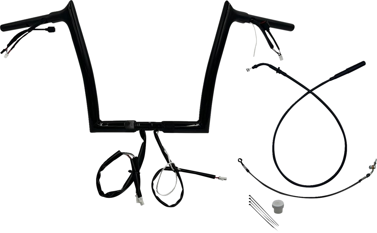 FAT BAGGERS INC. 1-1/4" EZ Install Pointed Top Handlebar
