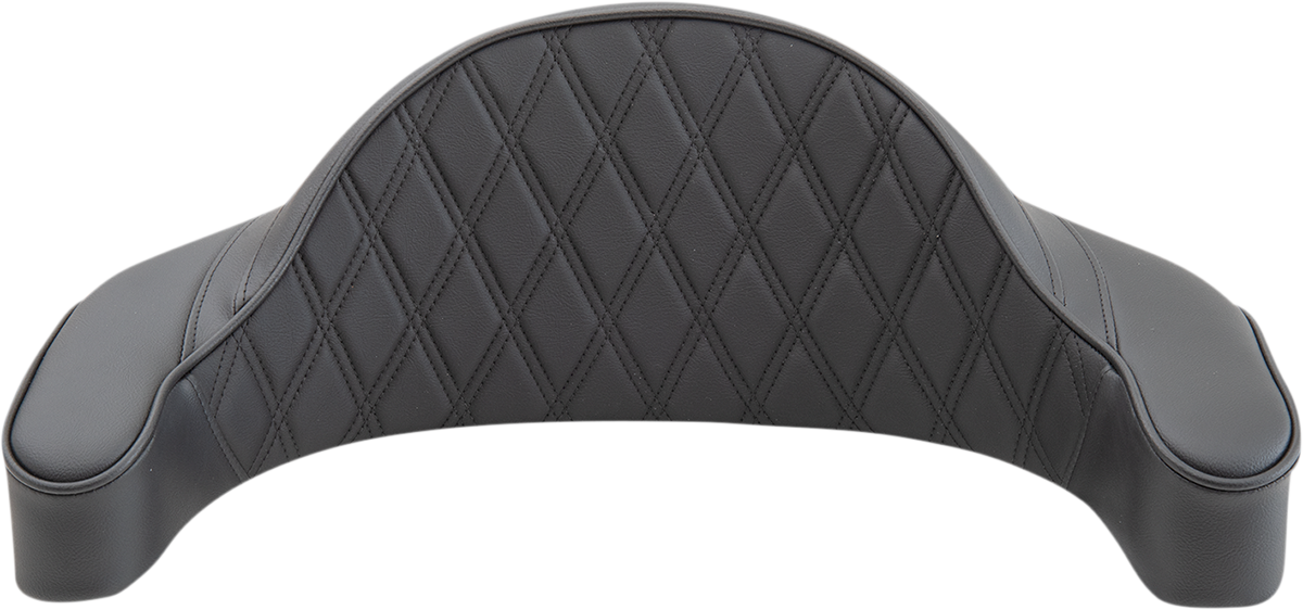 Drag specialties seats King-Pak Pad - Double Diamond - Black Thread Harley Davidson