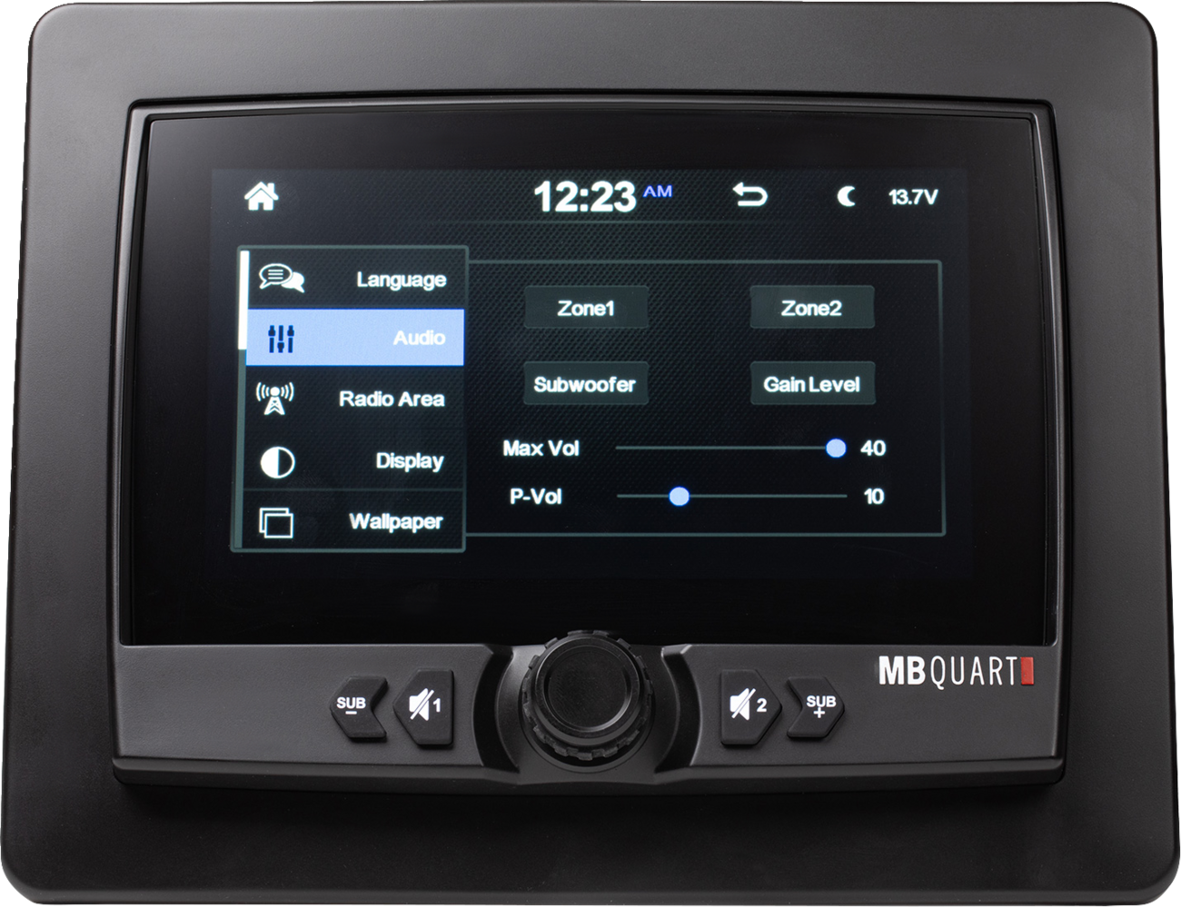 MB QUART Touchscreen Radio