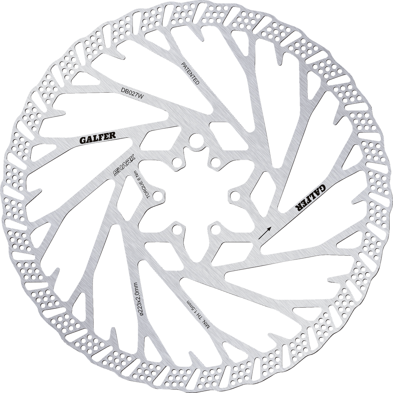 Galfer Shark Brake Rotor - 223 mm x 2 mm