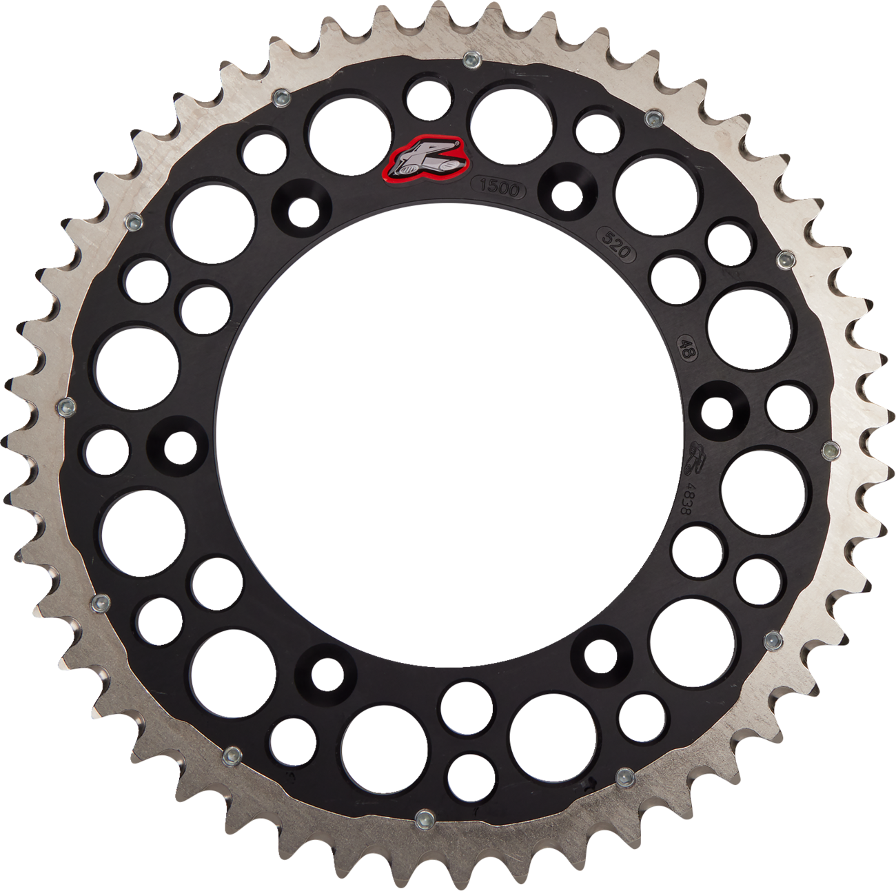 Renthal Twinring™ Rear Sprocket - 48 Tooth - Black - Yamaha 48T