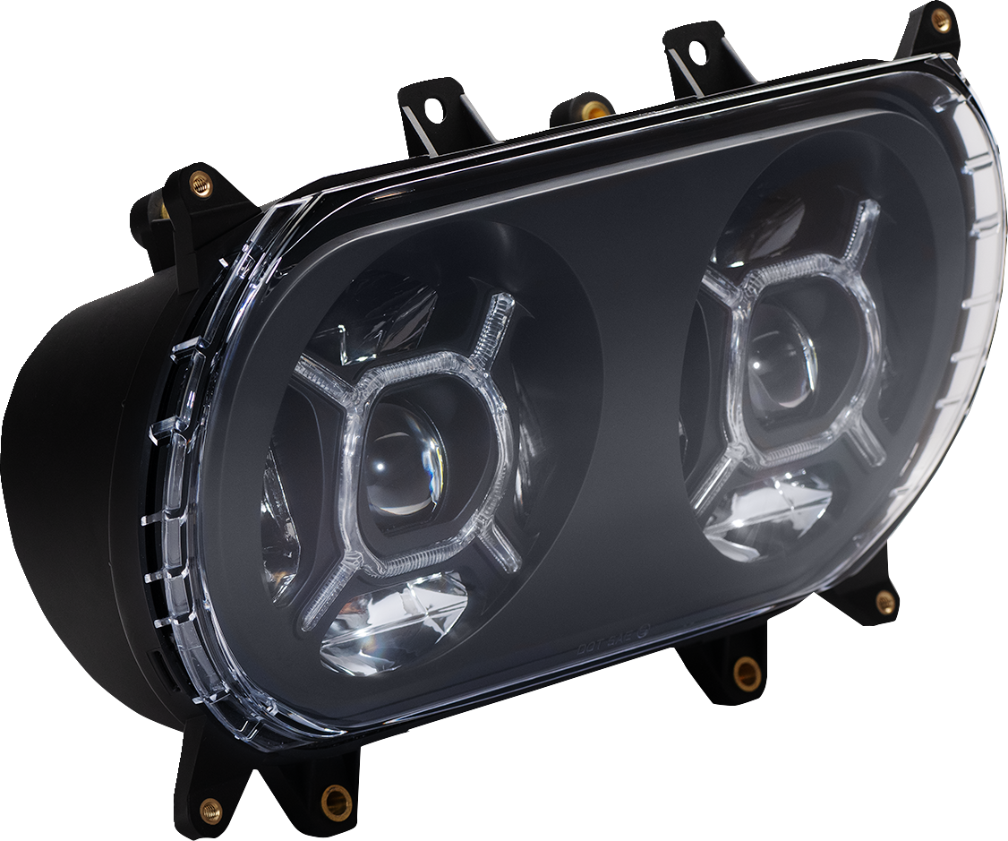 Custom dynamics ProGLOW™ Double-X LED Headlight Harley Davidson