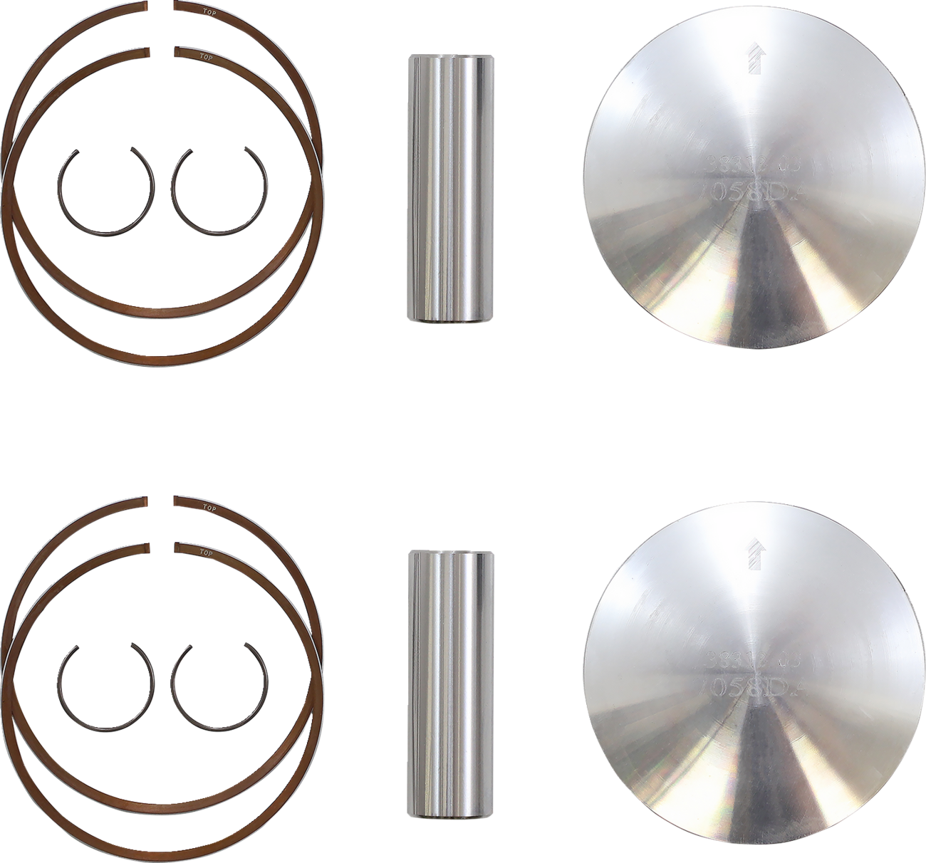 WOSSNER Piston Kit for 2 Stroke