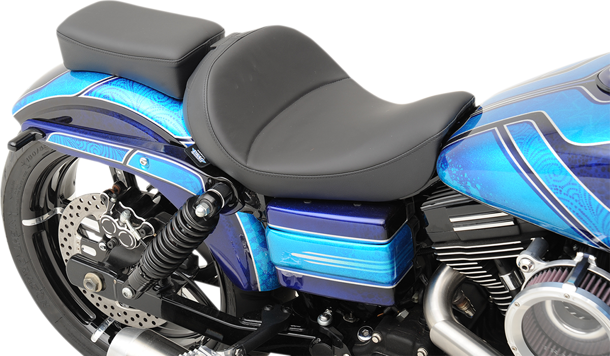 Drag specialties seats Solo Seat - Mild Stitched - Driver's Backrest - FXD/FLD '06-'17 Harley Davidson