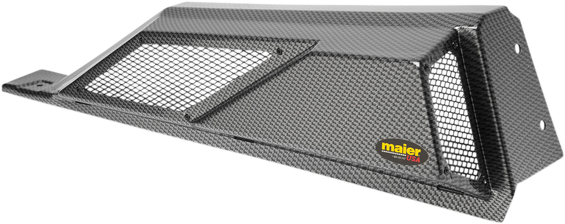 Maier Turbo Intake Scoops - Black Carbon Polaris