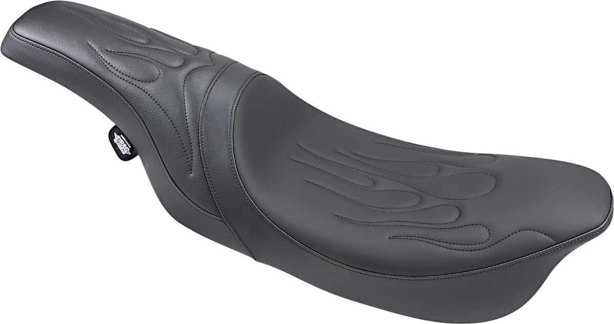 Drag specialties seats Predator Seat - Flame Stitched - FLHR/FLHX '99-'07 Harley Davidson