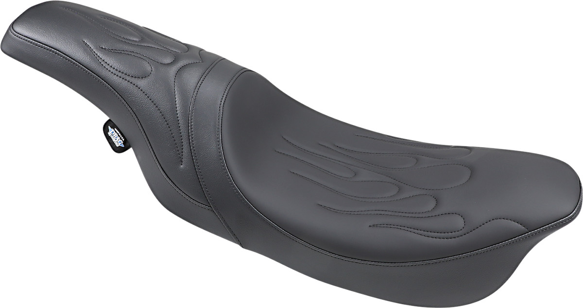 Drag specialties seats Predator Seat - Flame Stitched - FLHR/FLHX '99-'07 Harley Davidson