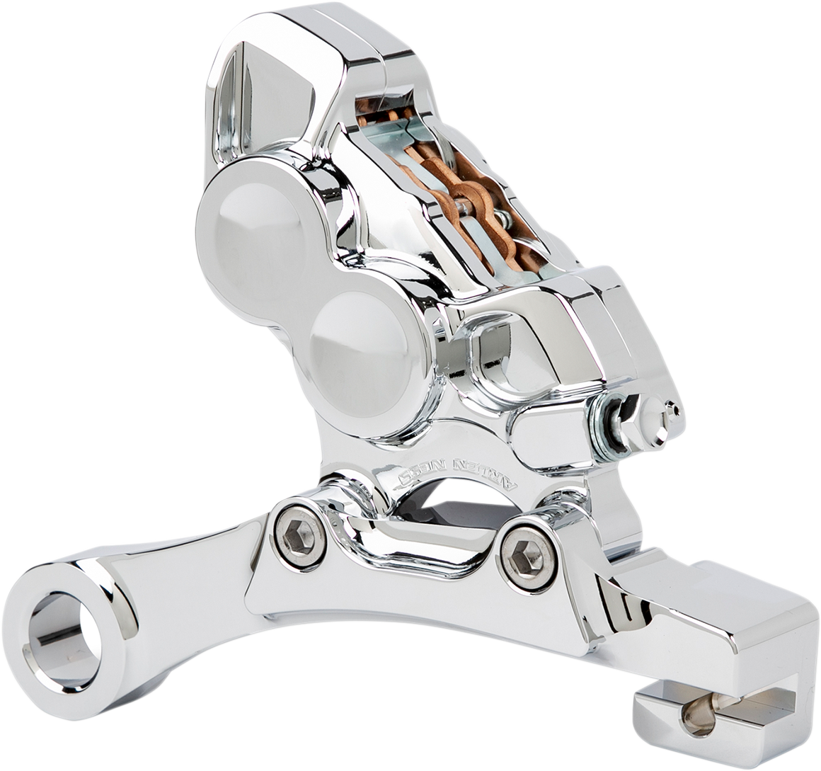 Arlen Ness Rear 4 Piston Caliper & Bracket Kit For Harley Dyna 2008-2017