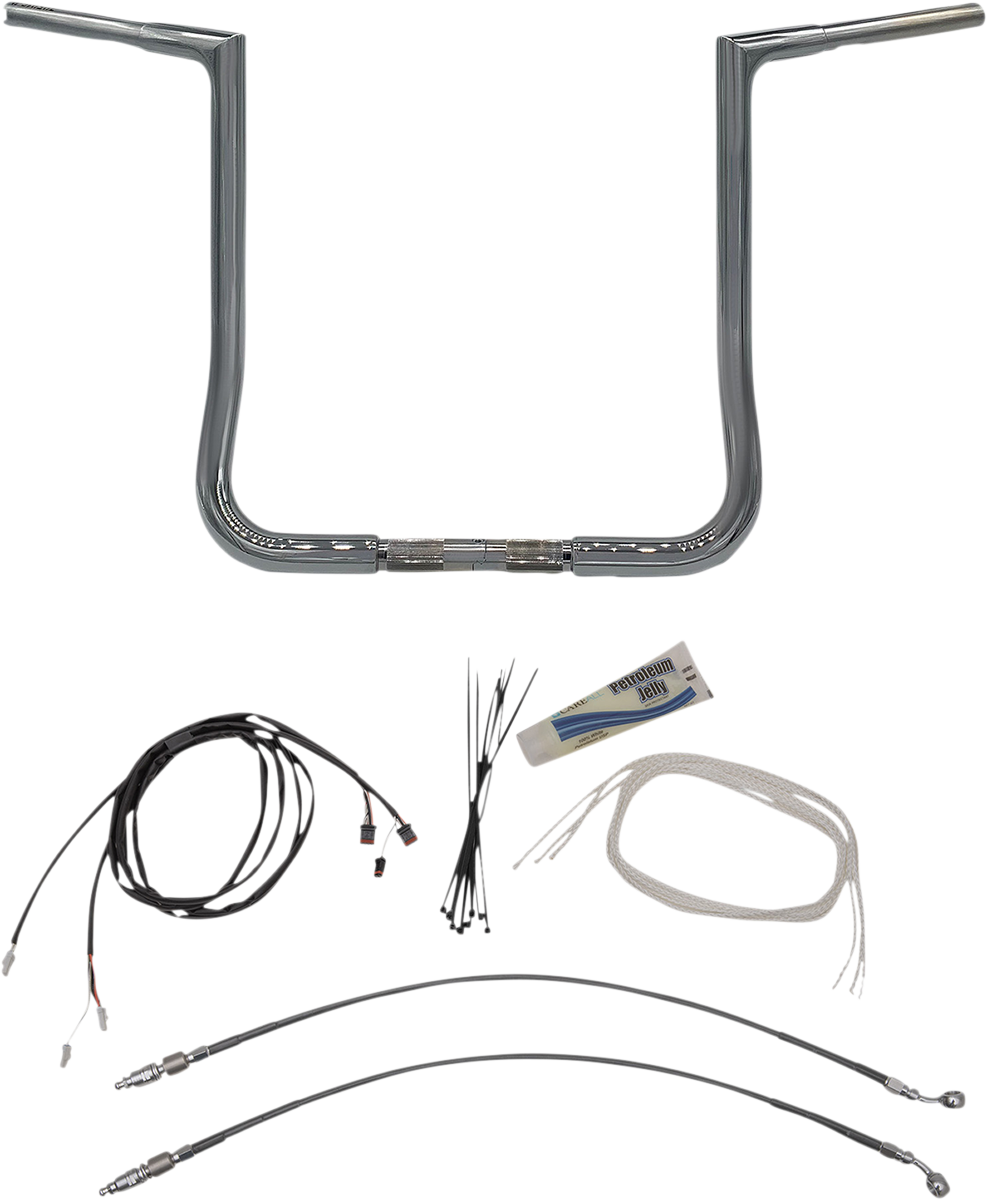 FAT BAGGERS INC. 1-1/4" EZ Install Flat Top Handlebar Kit