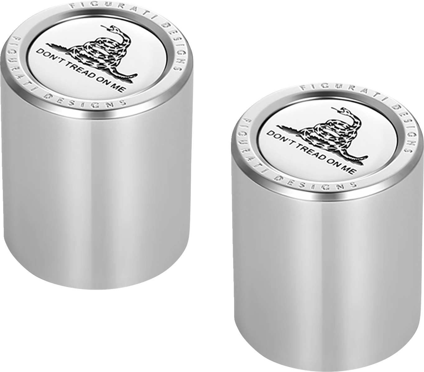 Figurati designs Docking Covers - Don't Tread On Me - Short - Silver