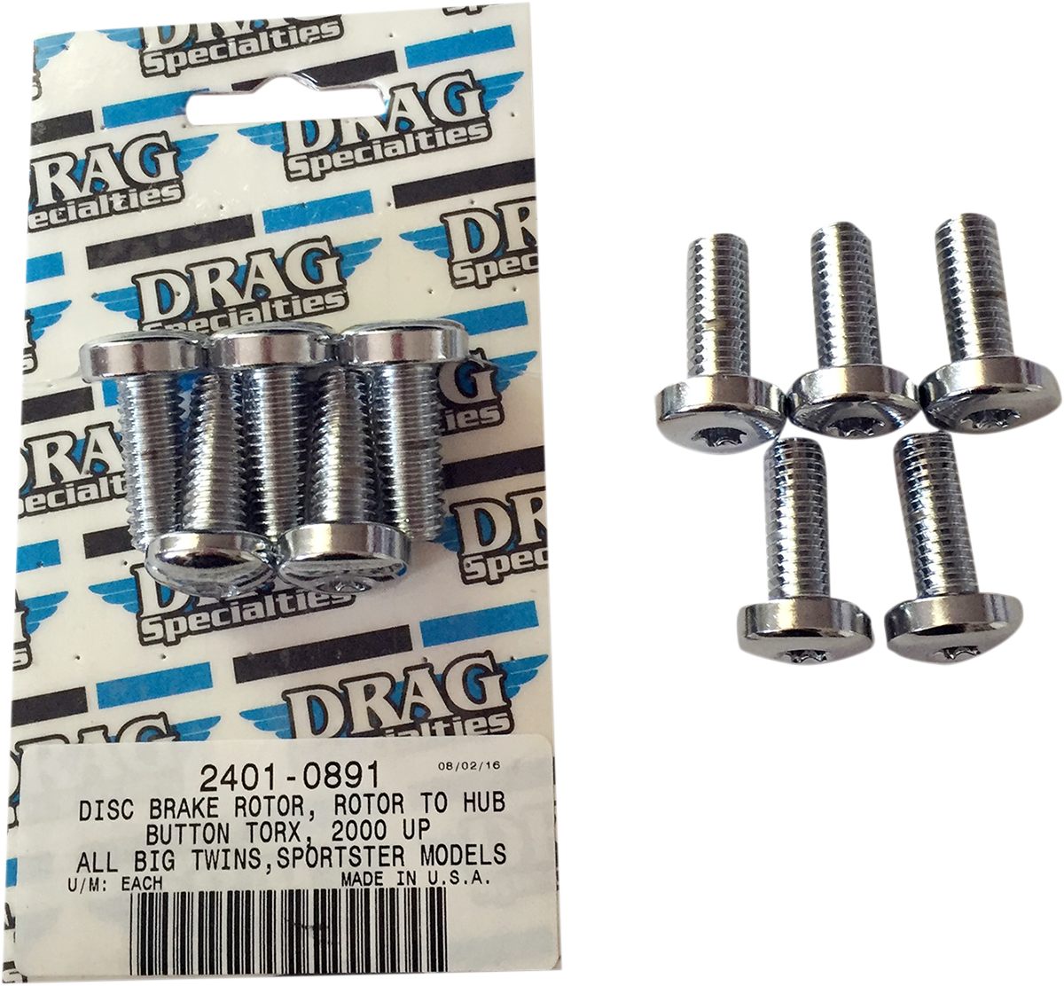 Drag Specialties Disc Brake Hub Mounting Kit