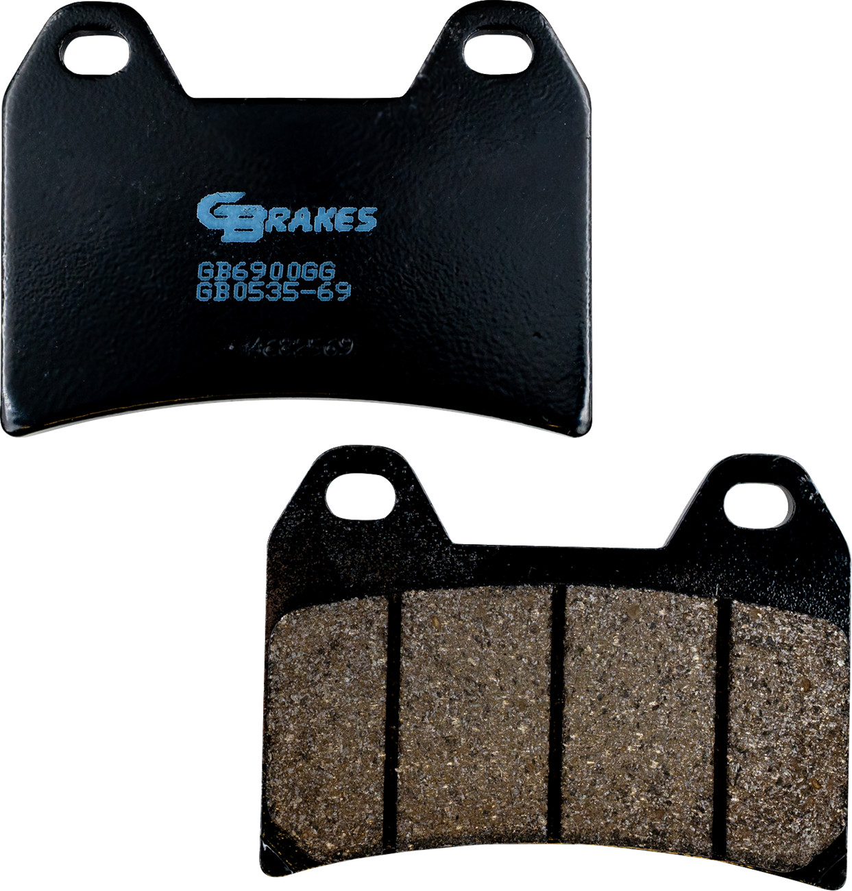 GBrakes Semi-Metallic Front Brake Pads GB0535-69