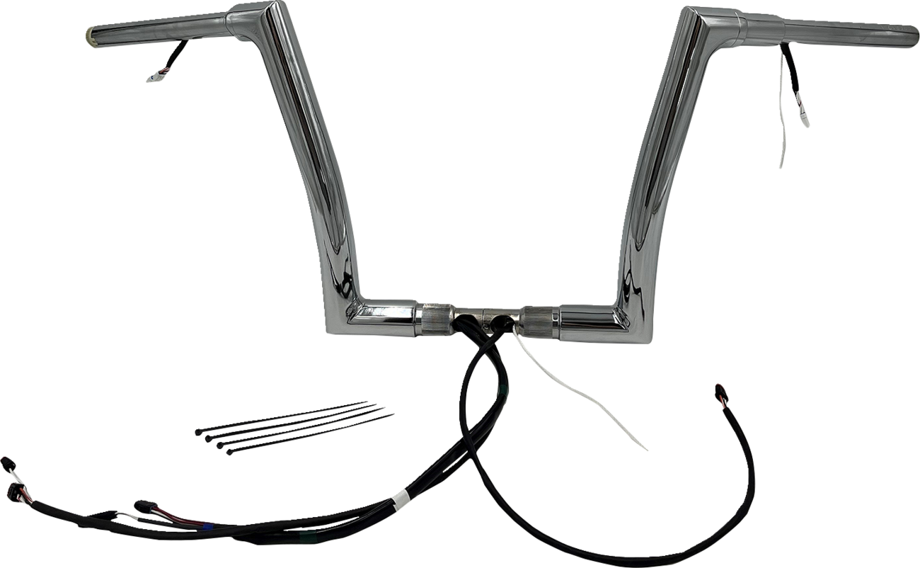 Fat Baggers Inc. 1 1/2" Wired Flat Top Handlebar Kit For Harley Road Glide 2016-2020