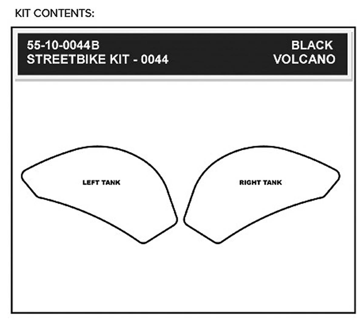 STOMPGRIP Volcano Profile Traction Pad Tank Grips