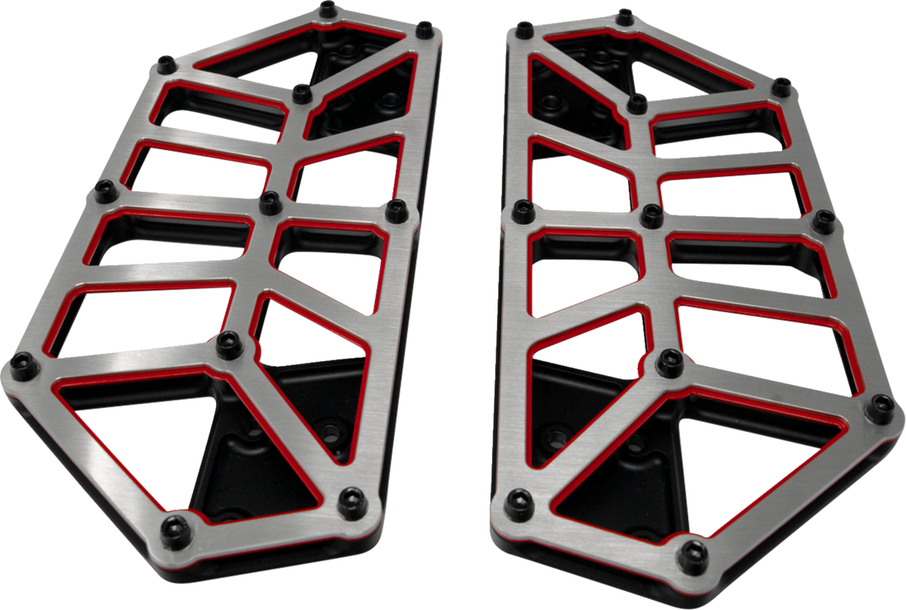 Kodlin usa NXL Floorboards - Black w/ Red Accent Harley Davidson