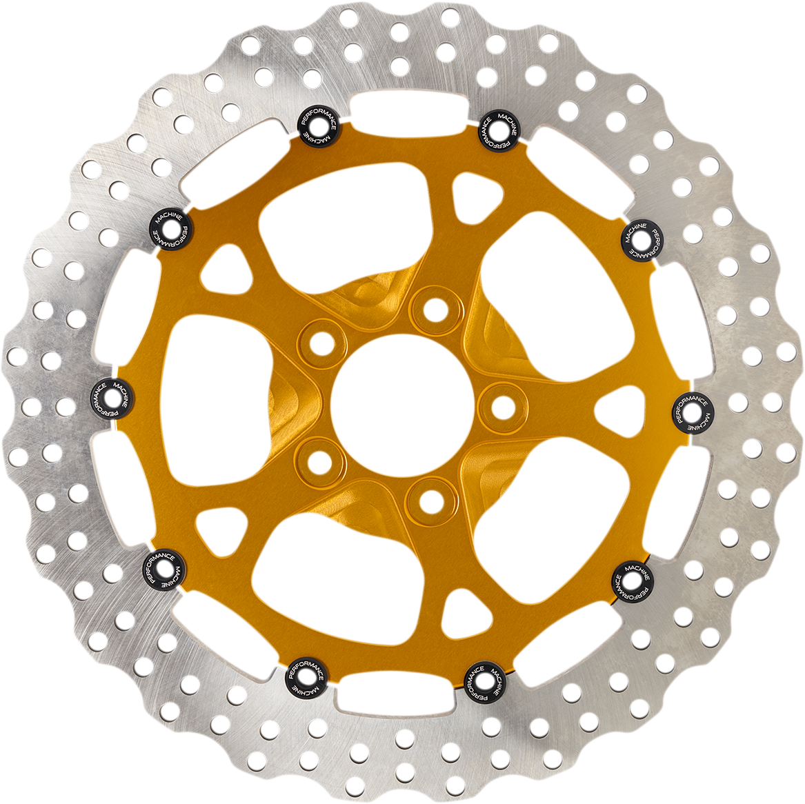Performance Machine Dominator 13" Floating Front Brake Rotor For Harley 2000-2025