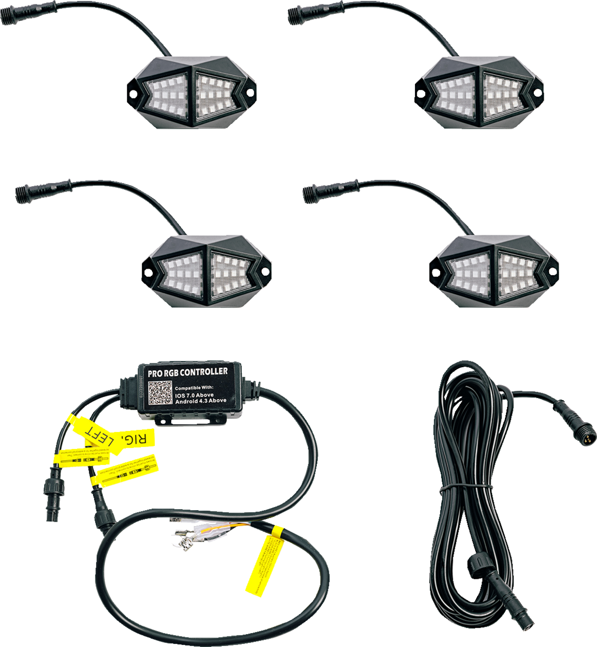 WHIPITLIGHTRODS LED Rock Light Kit