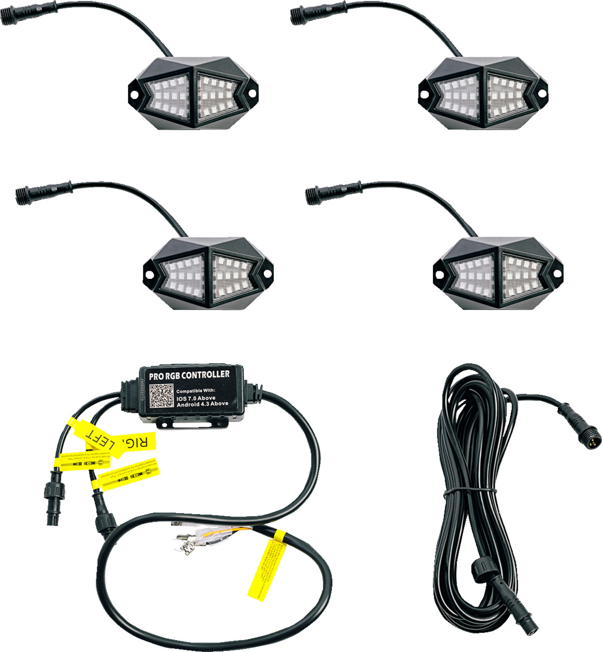 Whipitlightrods 4 Pod Rock Light