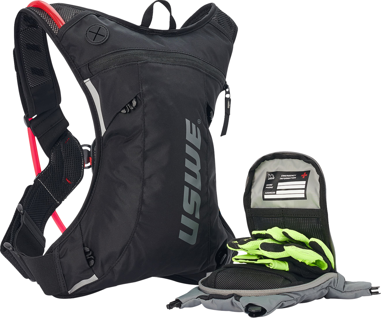 USWE MOTO HYDRO 3L PACK 2L ELITE PNP BLACK