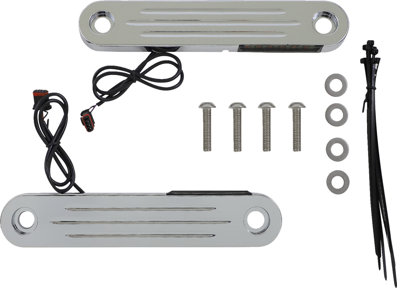 Custom Dynamics ProBEAM V2 LED Front Turn Signal Strips For Harley Touring 1996-2025