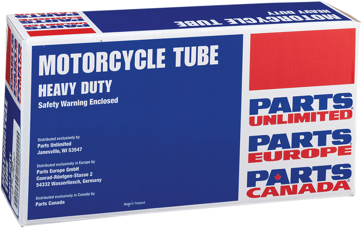 Parts unlimited Inner Tube - Heavy Duty - 19" - TR-4 - Center Metal Valve