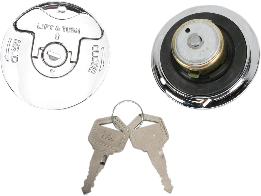 Drag specialties Locking Gas Caps - Vented/Non-Vented - Flush-Mount