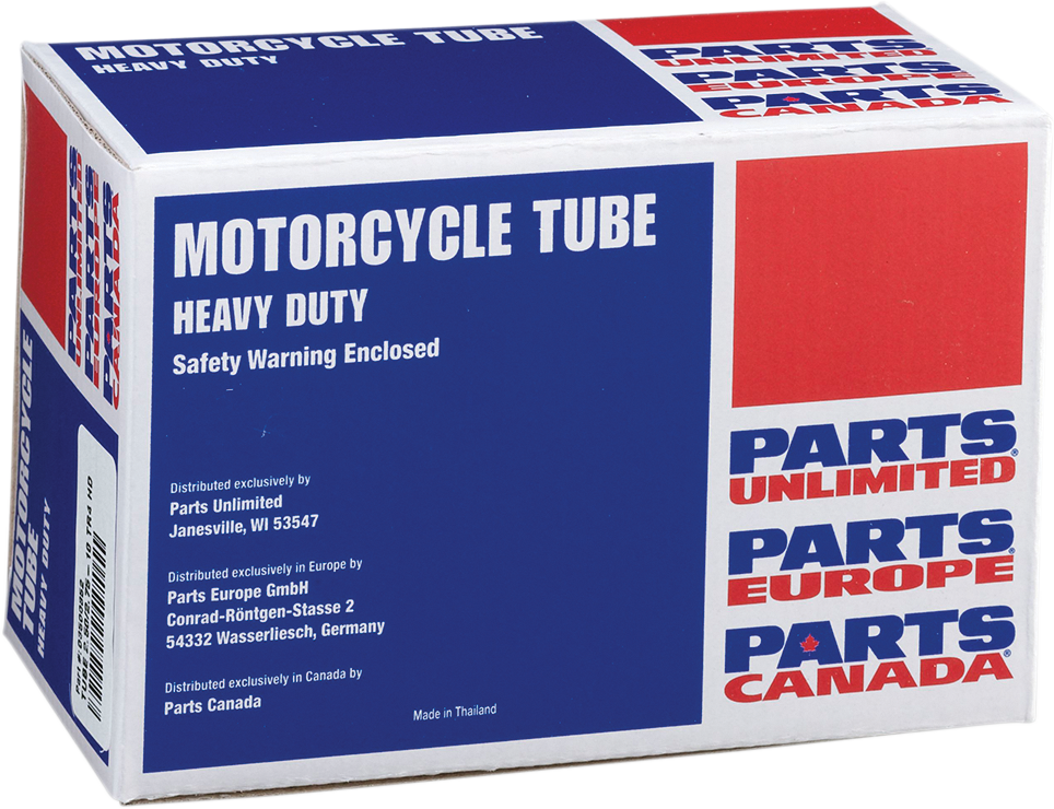 Parts unlimited Inner Tube - Heavy Duty - 10" - TR-4 - Center Metal Valve