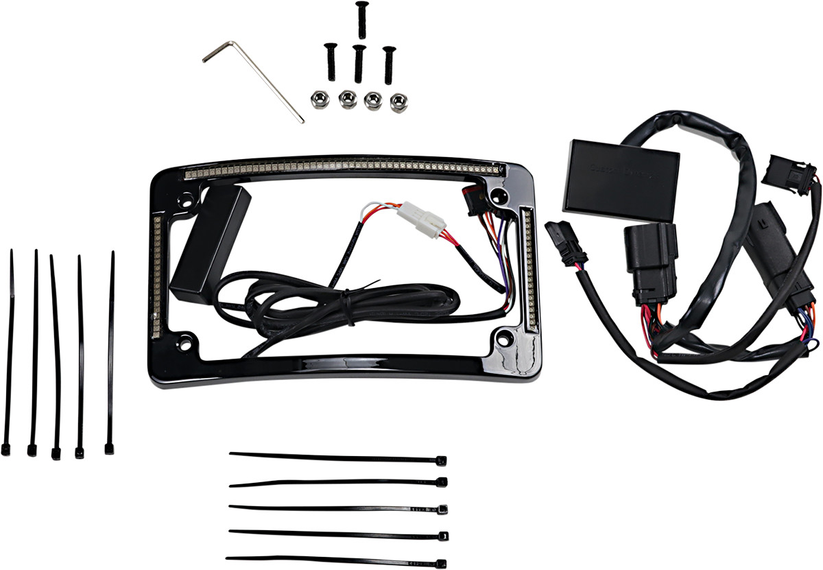 CUSTOM DYNAMICS LED Radius License Plate Frame