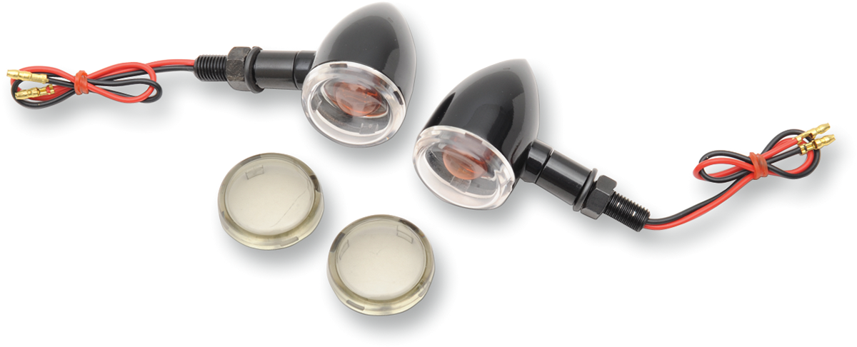 Drag specialties Mini-Duece Marker Light Kit - Clear/Smoke