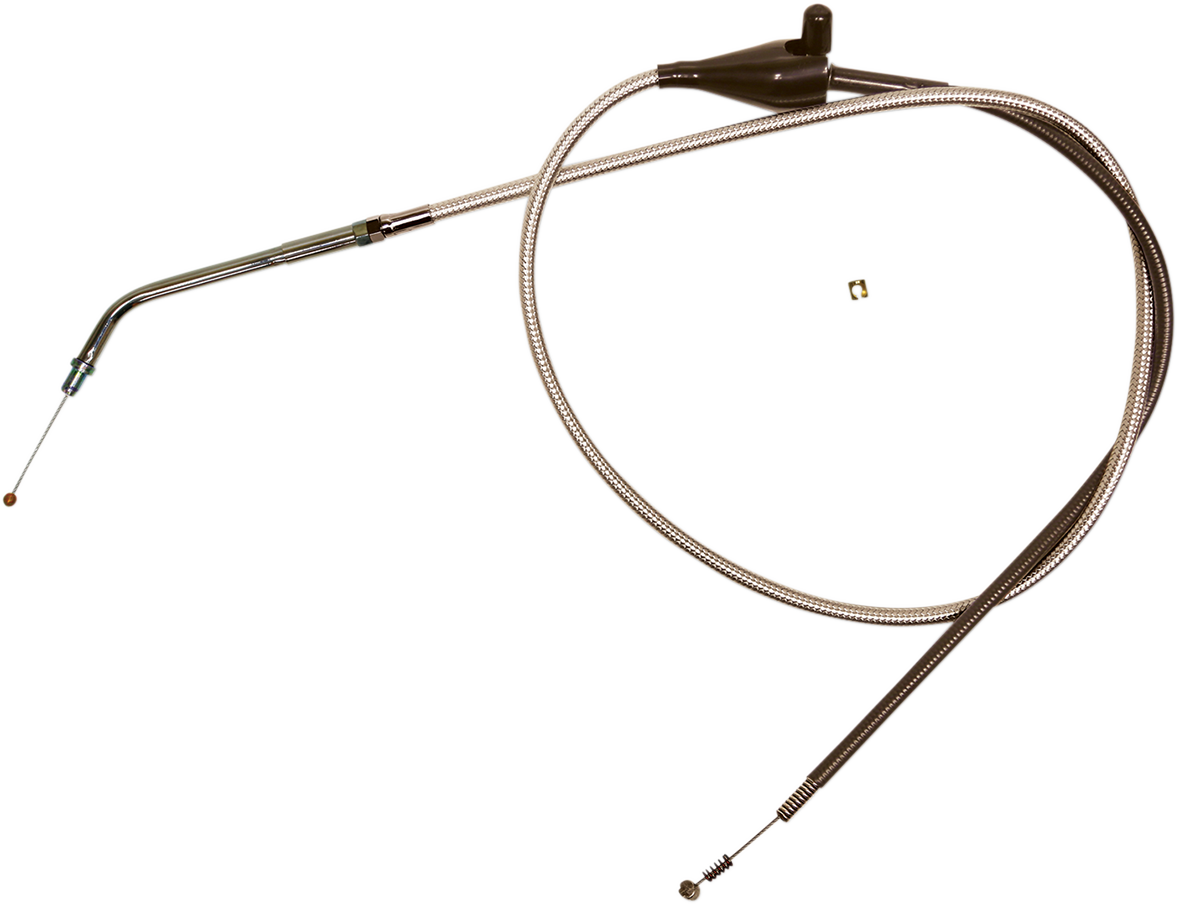 MAGNUM SHIELDING Polished Stainless Steel Braided Throttle/Idle Cable