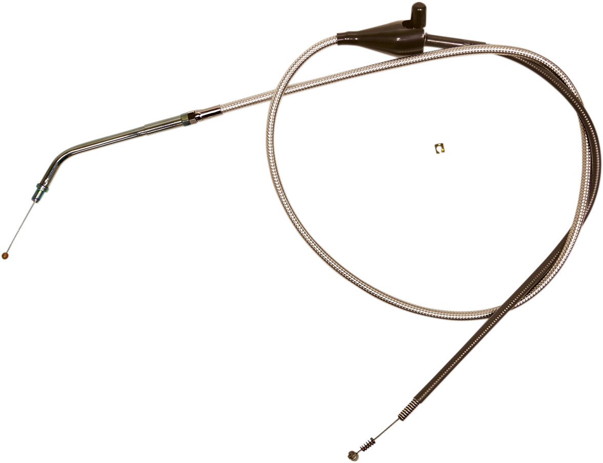 MAGNUM SHIELDING Polished Stainless Steel Braided Throttle/Idle Cable