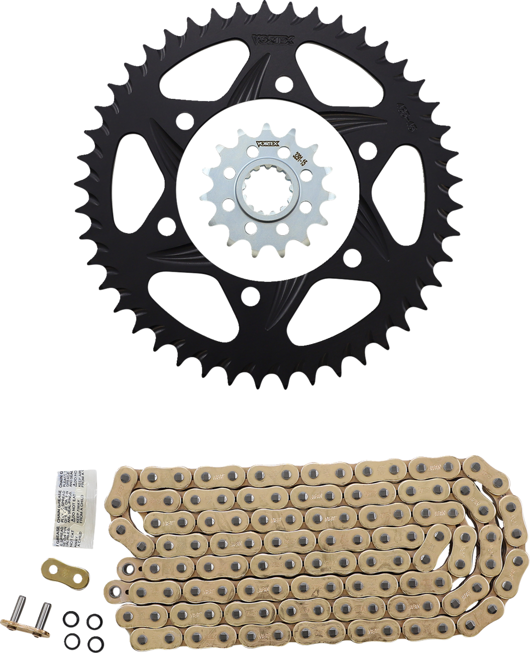 VORTEX Chain and Sprocket Kit