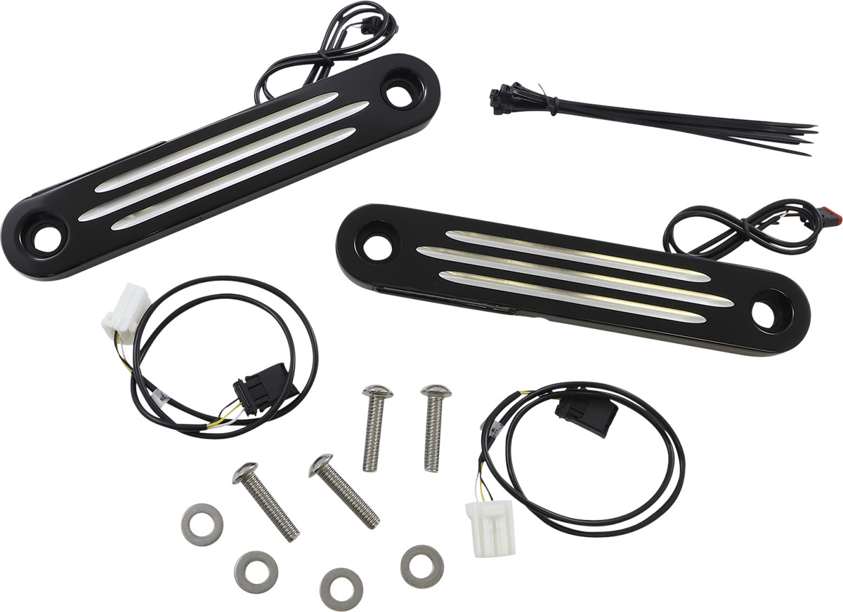 Custom Dynamics LED Front Turn Signal Strips For Harley Electra Glide / Street Glide 2006-2013