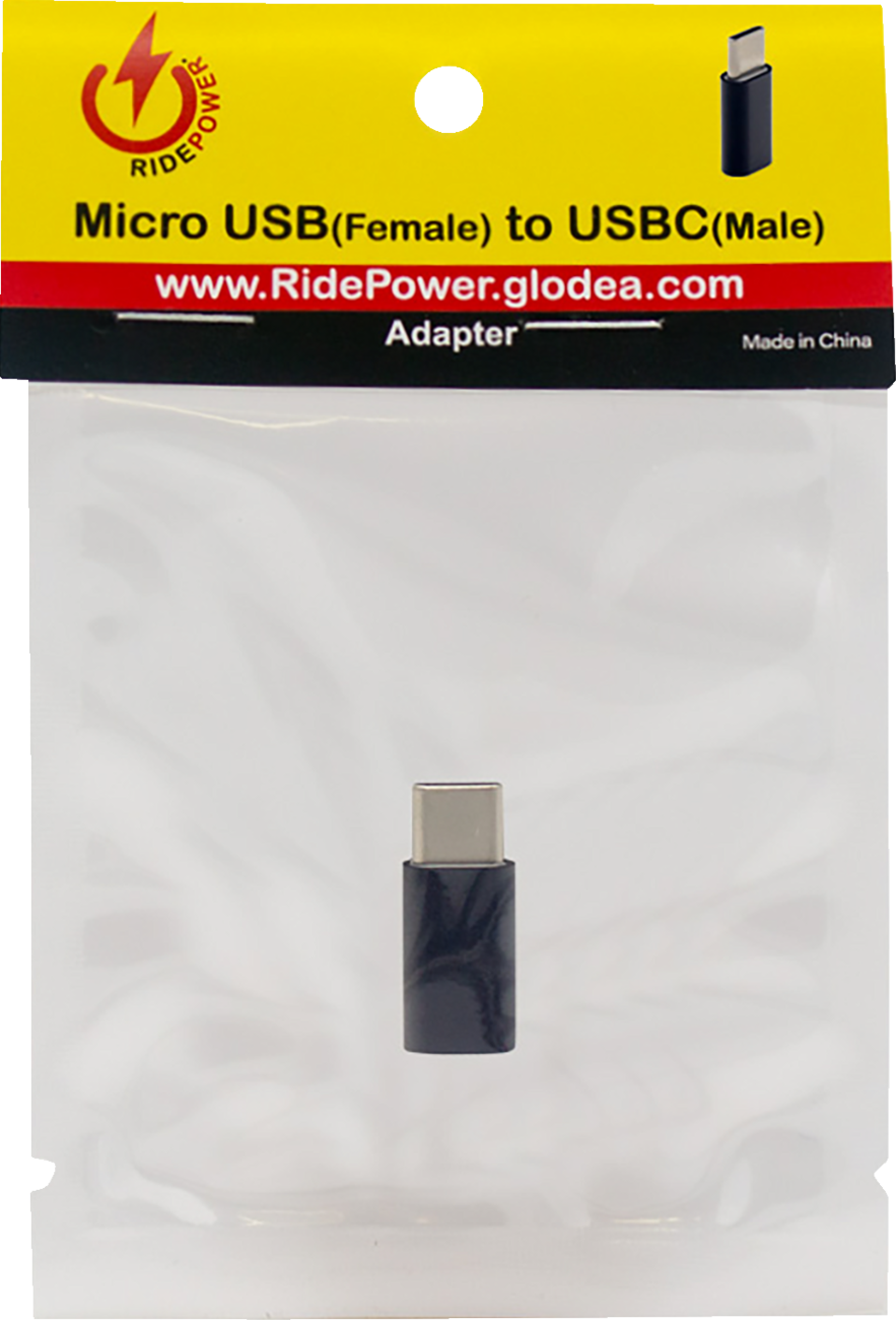 RidePower Micro USB To USB-C Adapter