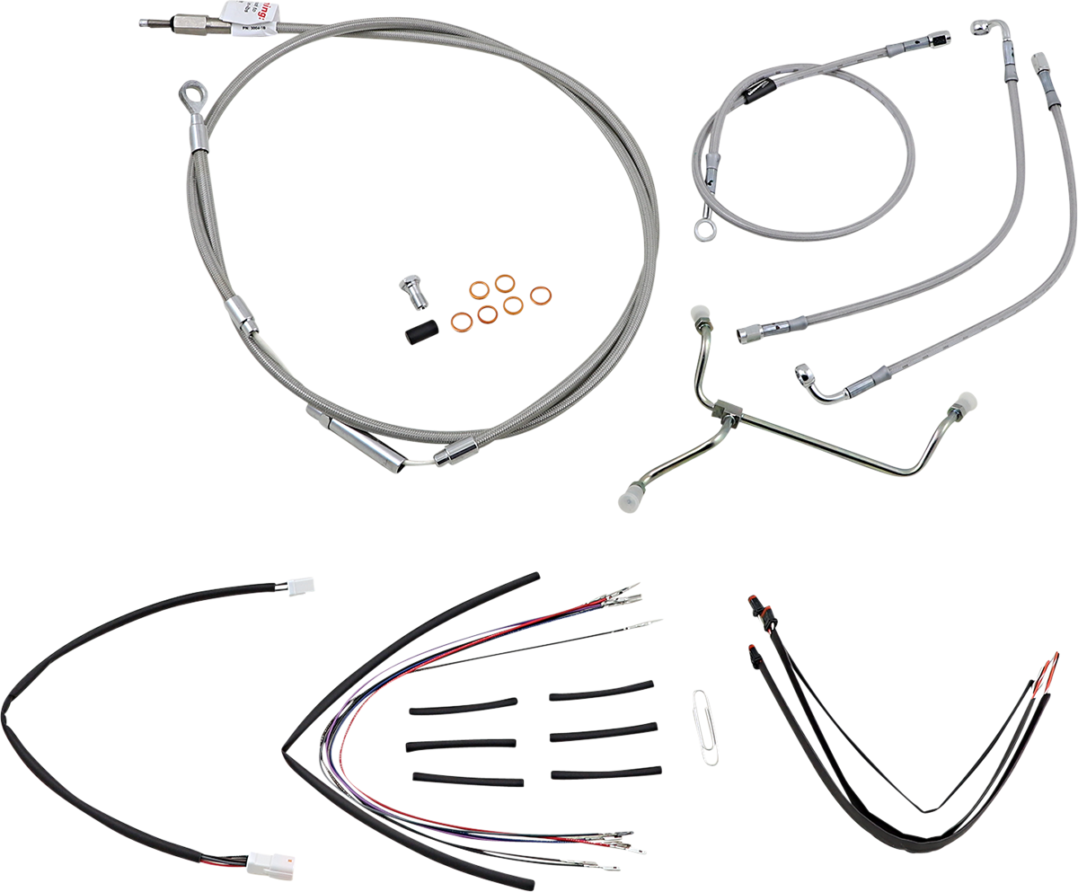 Burly Handlebar Cable Installation Kit For Harley Road King 2014-2016
