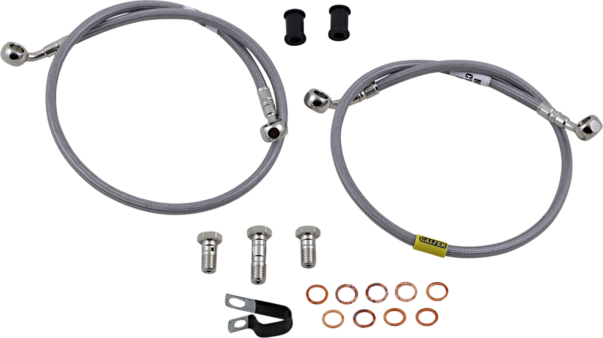 Gbrakes Brake Line - Stainless Steel 2013-2023 Kawasaki ZX636 Ninja ZX-6R / 2013-2019 Kawasaki ZX 636R Ninja / 2007-2012 Kawasaki ZX600 Ninja ZX-6R