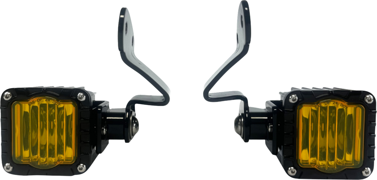 Custom dynamics Front Turn Signals - Shark Demo® - LED - Yellow Harley Davidson
