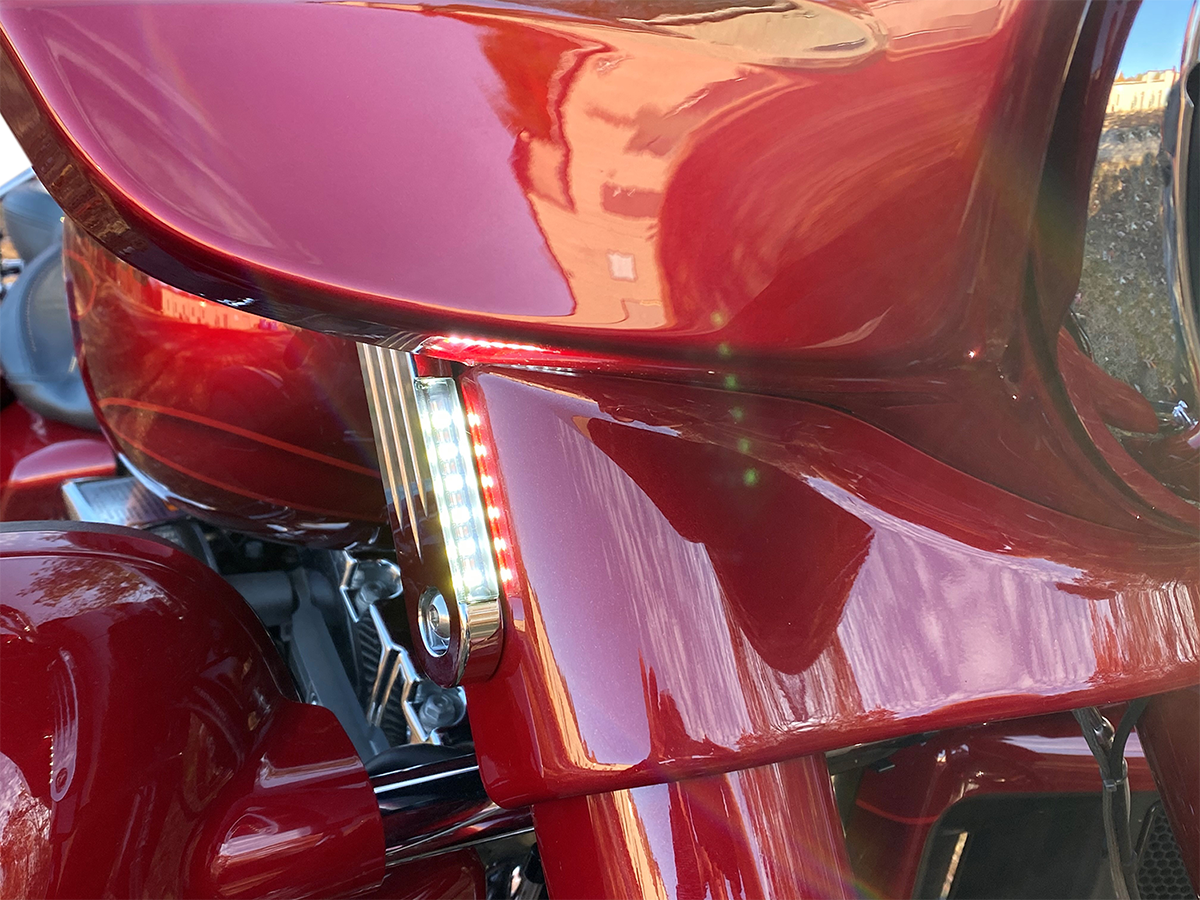Custom Dynamics ProBEAM V2 LED Front Turn Signal Strips For Harley Touring 1996-2025