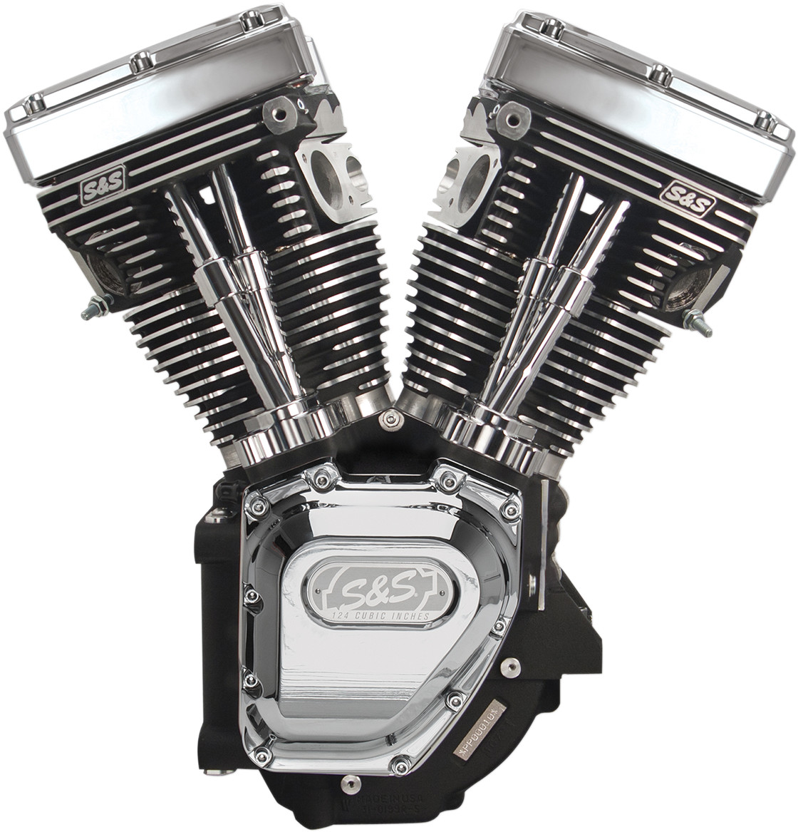 S&S CYCLE T124 High Compression Long Block Engine