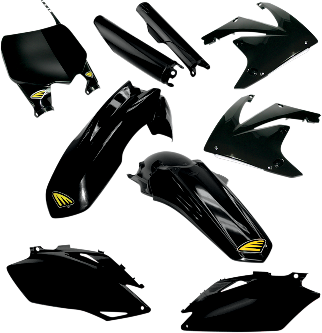 Cycra Body Kit - Powerflow - Black - CRF 250/450 R '09-'13 2009-2012 Honda CRF450R / 2010-2013 Honda CRF250R