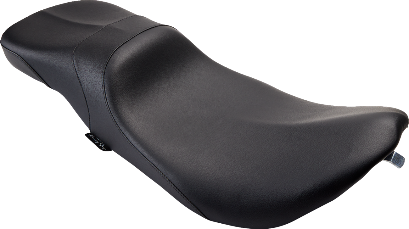 Danny gray Weekday™ 2-Up Seat - Smooth - Black - FL '99-'07 Harley Davidson