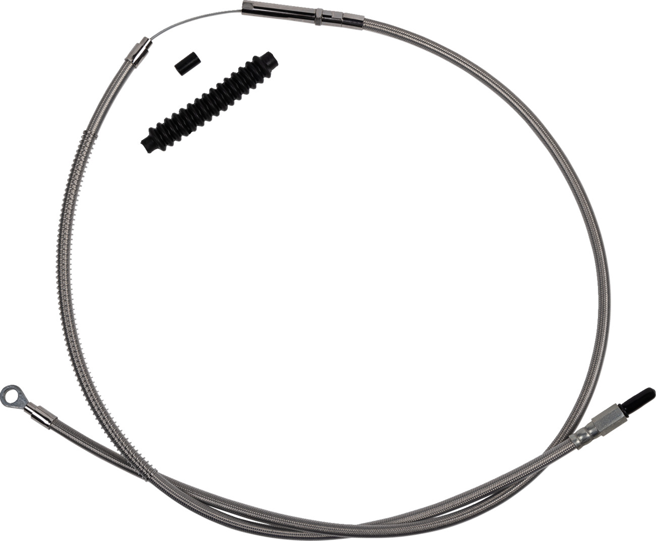 BARNETT High-Efficiency Stainless Steel Clutch Cable for Harley-Davidson