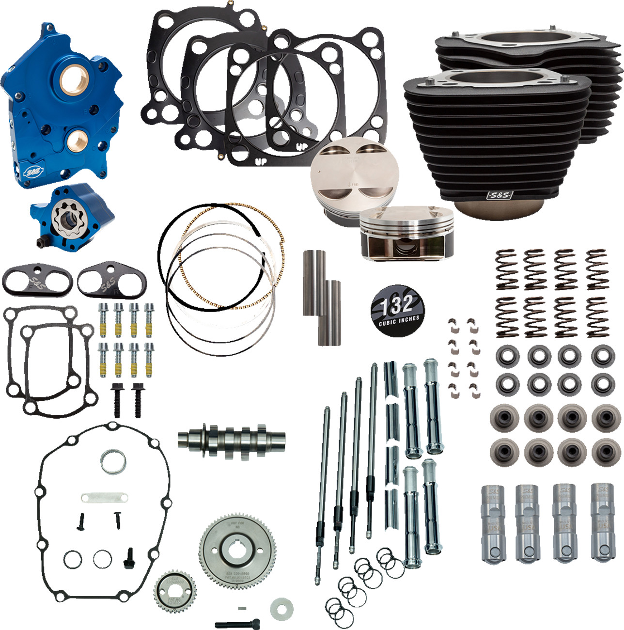 S&S CYCLE 132" Power Package Engine Performance Kit