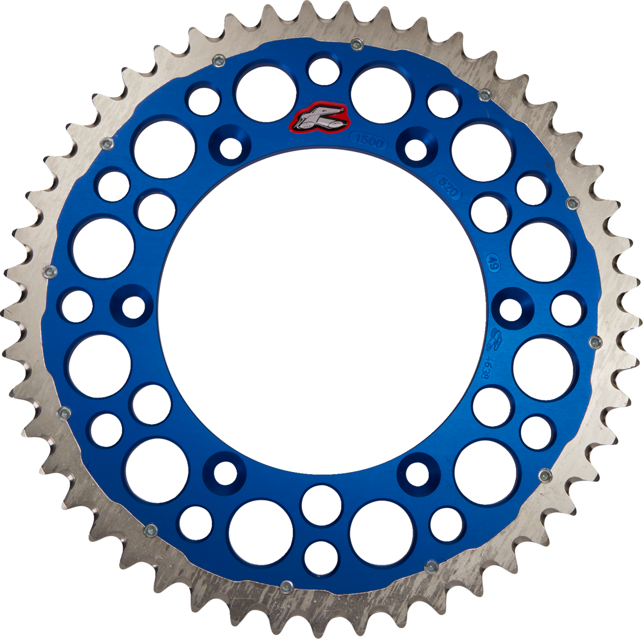 Renthal Twinring™ Rear Sprocket - 49 Tooth - Blue - Yamaha 49T