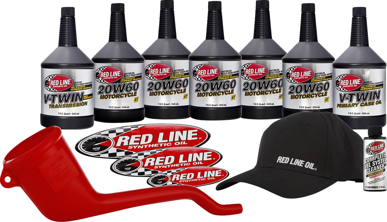 RED LINE SYNTHETIC OIL V-Twin Powerpack Kit