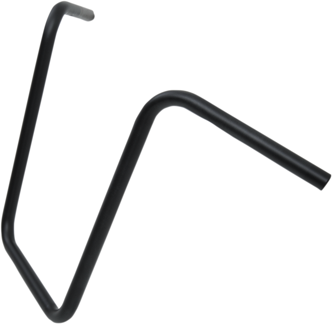 Drag specialties 1" Touring Handlebar - Ape Hanger - 18" - TBW - Flat Black Harley Davidson