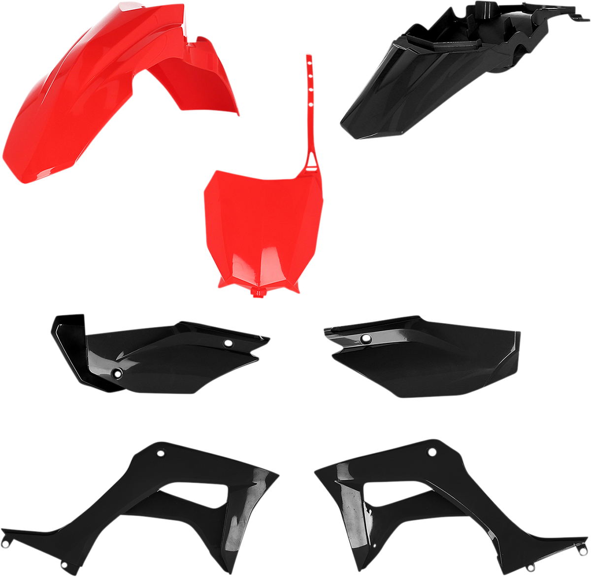 Acerbis Full Body Kit Red Black 2861931018 Honda CRF110F 2019-2025