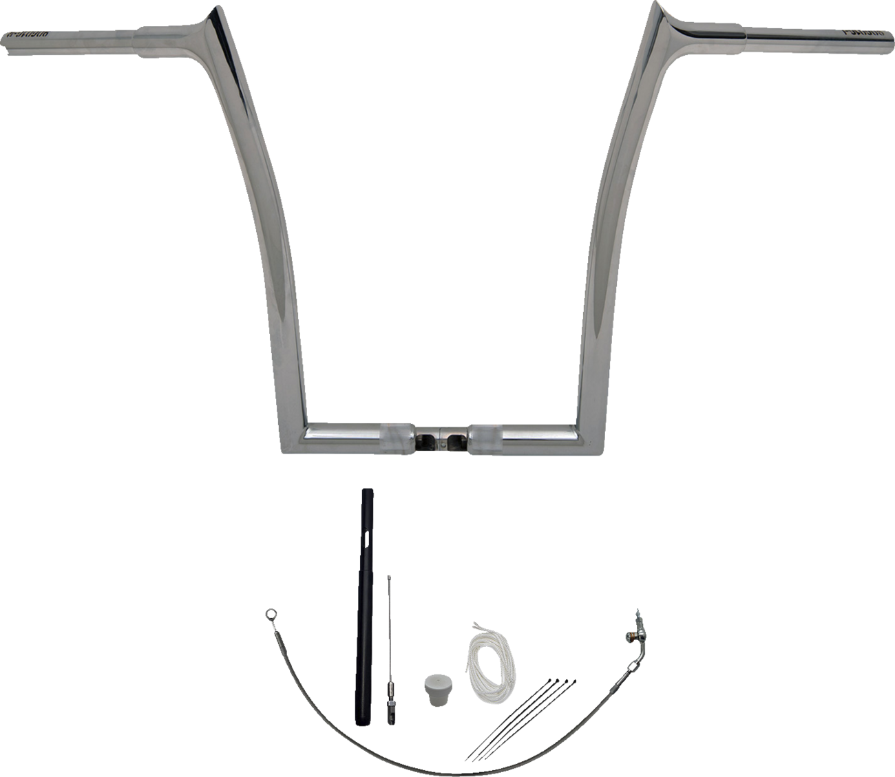 FAT BAGGERS INC. 1-1/4" EZ Install Pointed Top Handlebar Kit