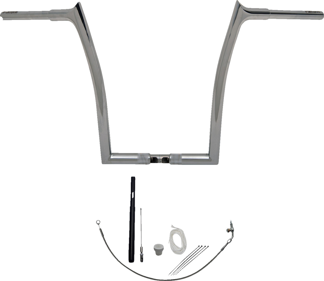 FAT BAGGERS INC. 1-1/4" EZ Install Pointed Top Handlebar Kit